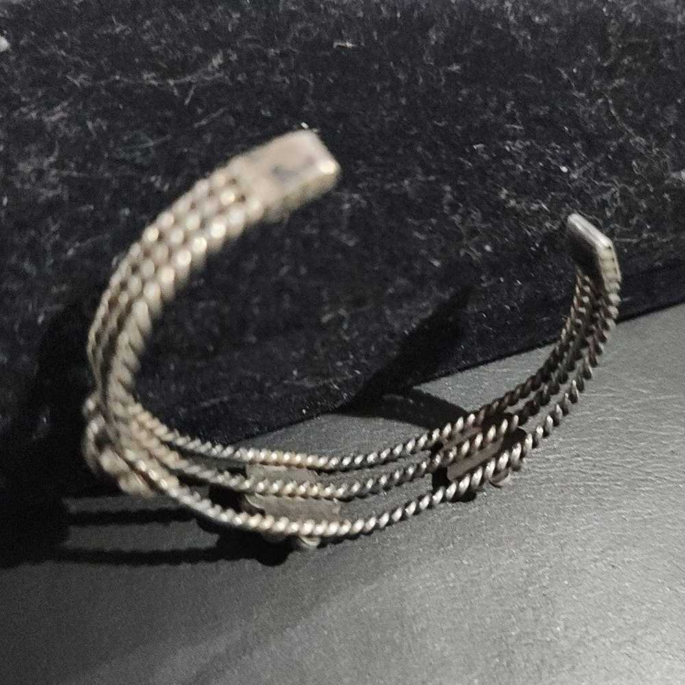 Vintage Mexican Sterling bracelet - image 6