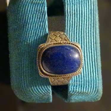 Blue Lapis Lazuli and sterling