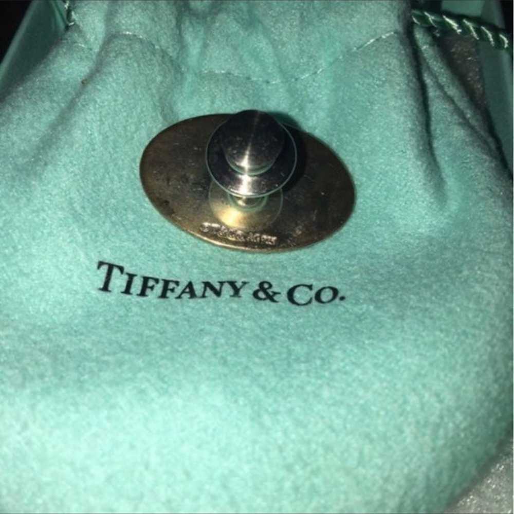 Rare Tiffany&CO silver 925 engraved retired” Pin … - image 2