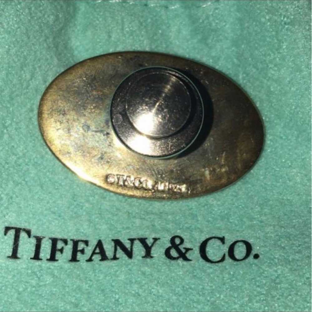Rare Tiffany&CO silver 925 engraved retired” Pin … - image 3