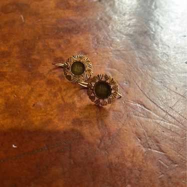 10kt gold jewelry vintage earrings - image 1