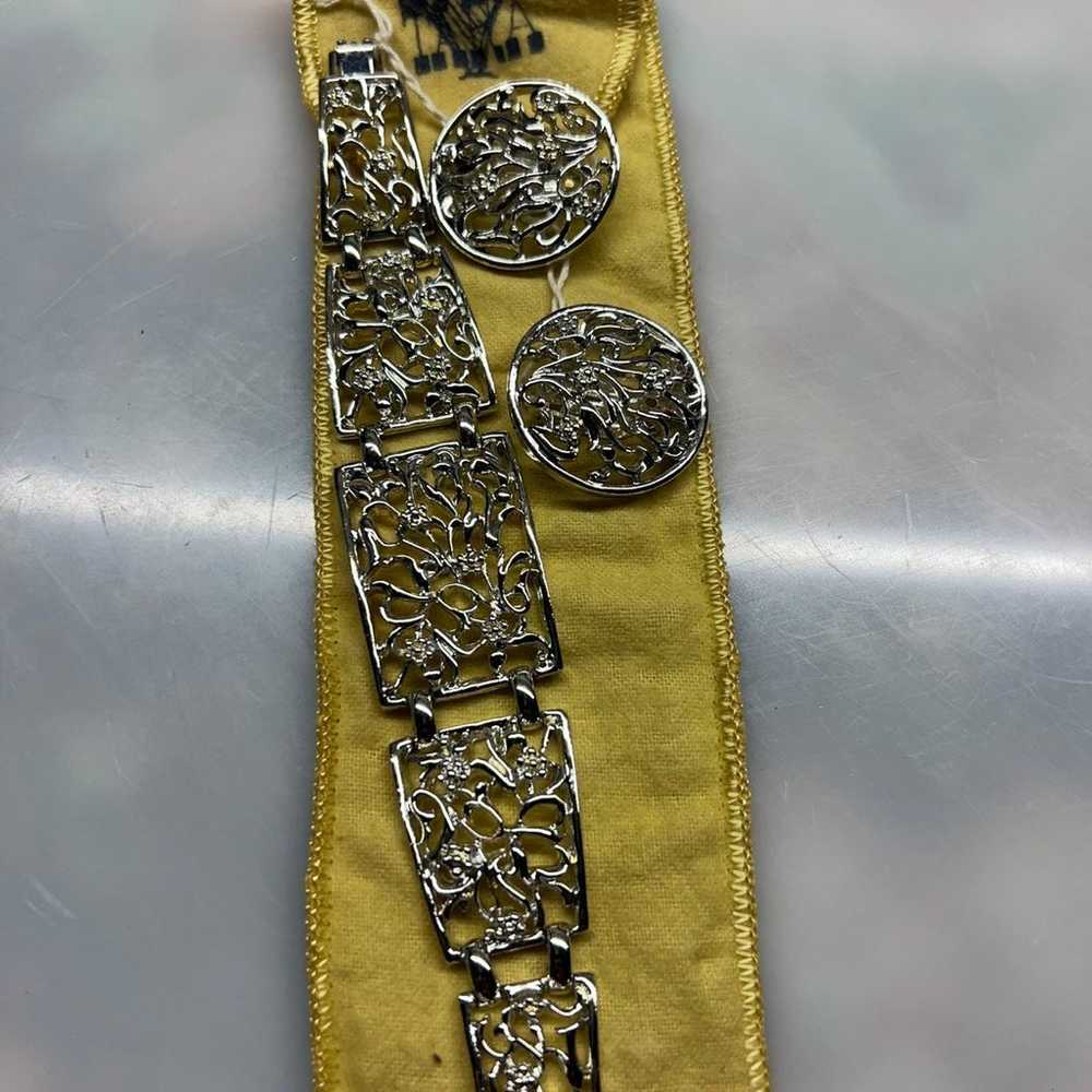 Vintage Tara bracelet, and earrings - image 1