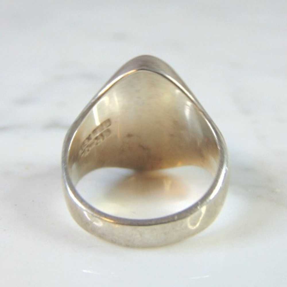 Sterling Silver Modernist Ring E2739 - image 3