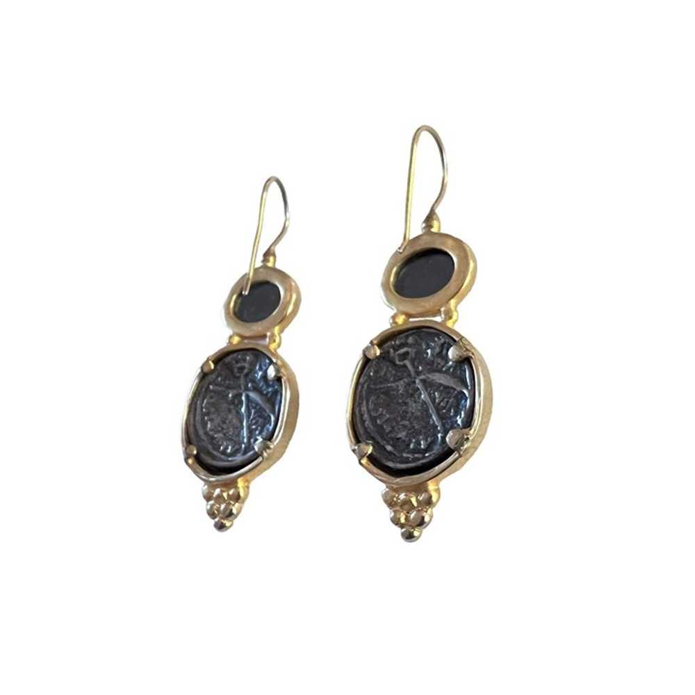 Vintage Roman Coin Earrings - image 8