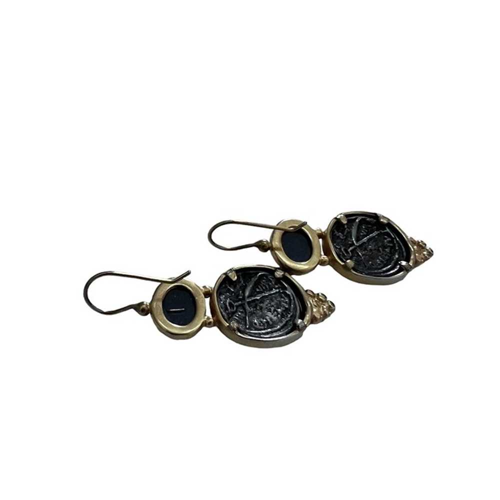 Vintage Roman Coin Earrings - image 9
