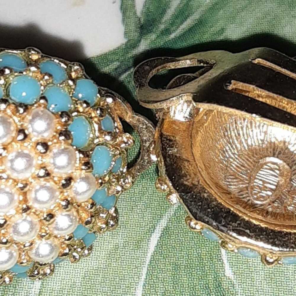 Old vintage costume jewelry - image 6
