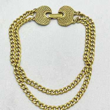 Vintage Goldette Gold Chain Bracelet