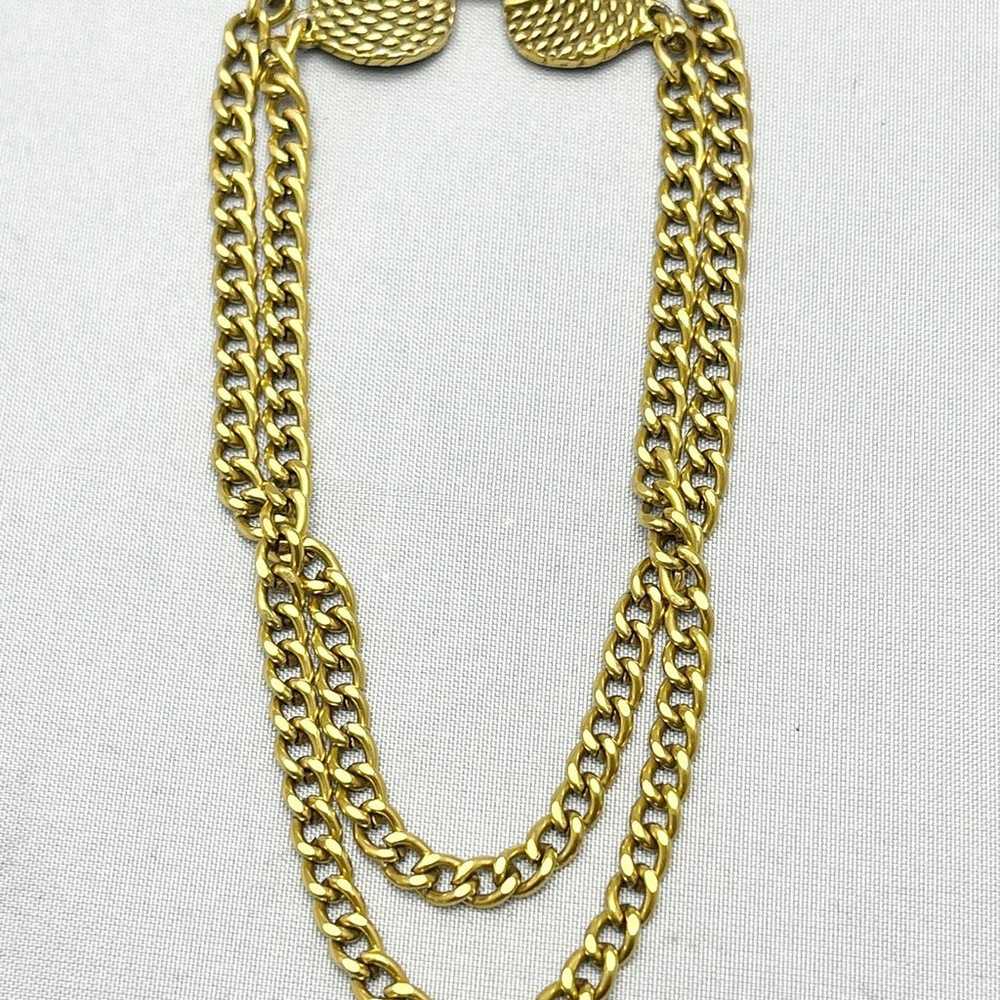 Vintage Goldette Gold Chain Bracelet - image 2