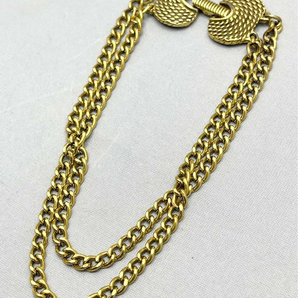 Vintage Goldette Gold Chain Bracelet - image 4