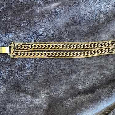 Gold Reinad vintage bracelet - image 1