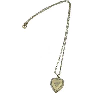 Vintage Sweetheart Heart Locket Necklace