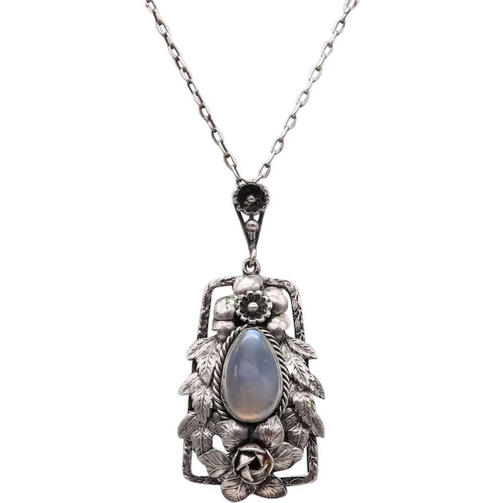 Fratelli Peruzzi 1920 Florence Art Nouveau Neckla… - image 1