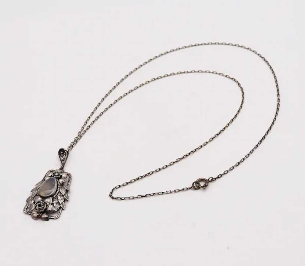 Fratelli Peruzzi 1920 Florence Art Nouveau Neckla… - image 3