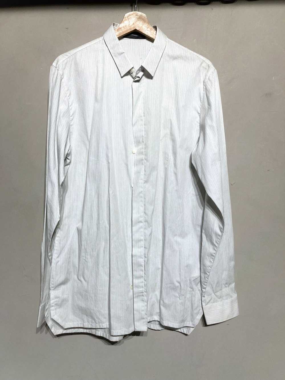 Kris Van Assche $539 STRIPED SHIRT 48 BUTTON UP S… - image 1