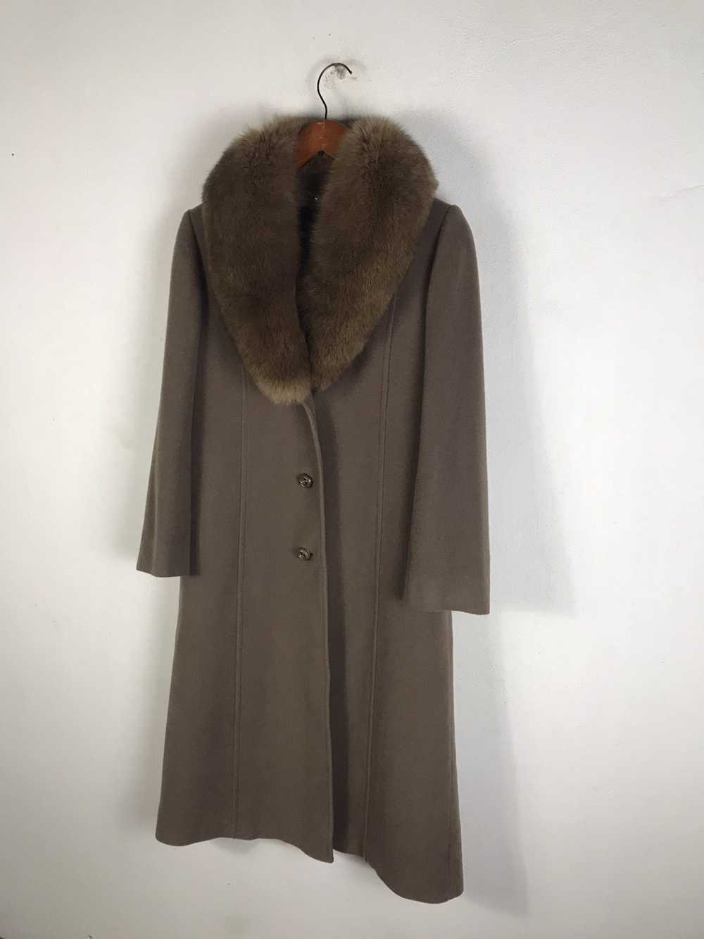 Cashmere & Wool × Mink Fur Coat × Yohji Yamamoto … - image 4