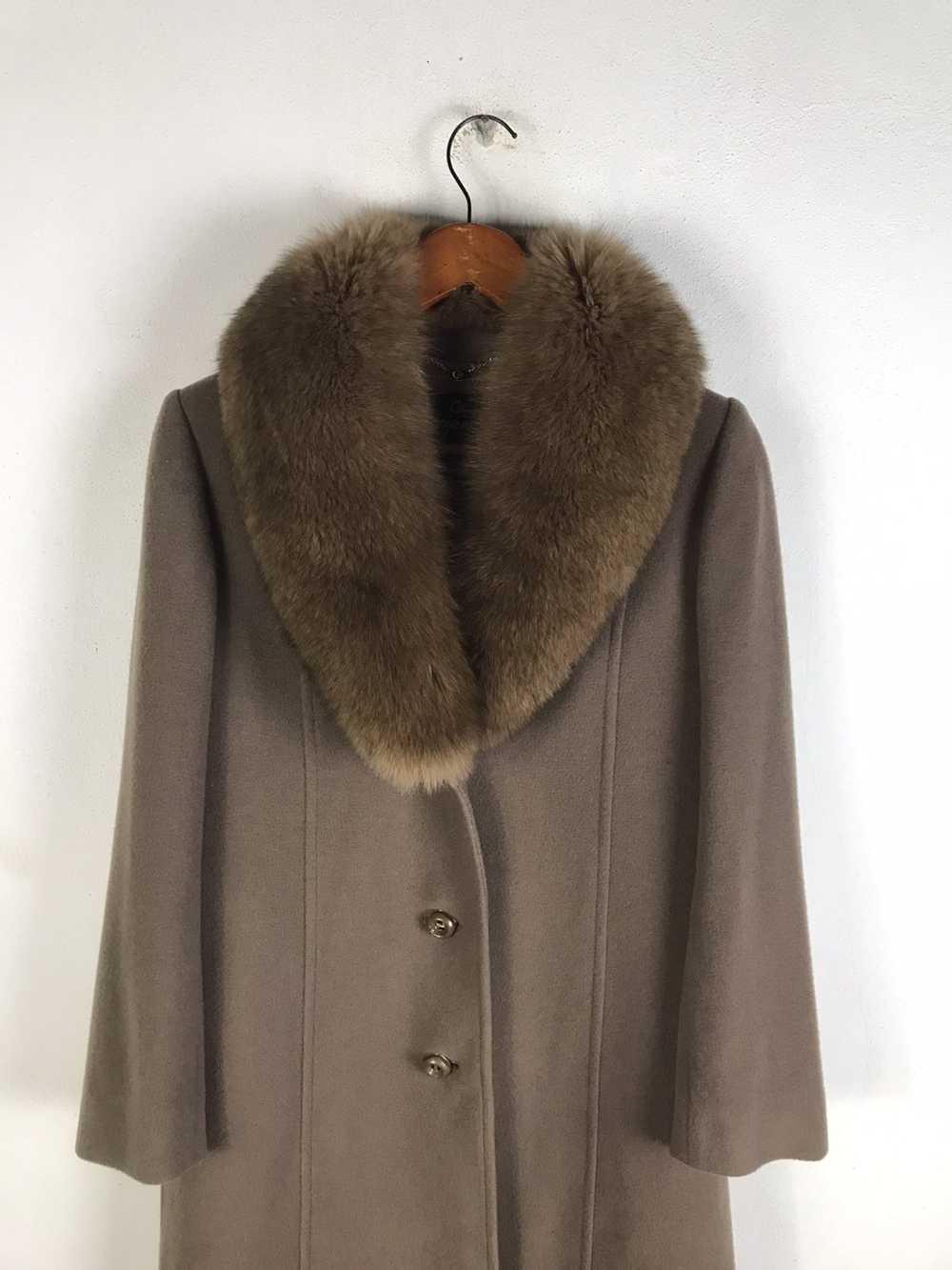 Cashmere & Wool × Mink Fur Coat × Yohji Yamamoto … - image 5
