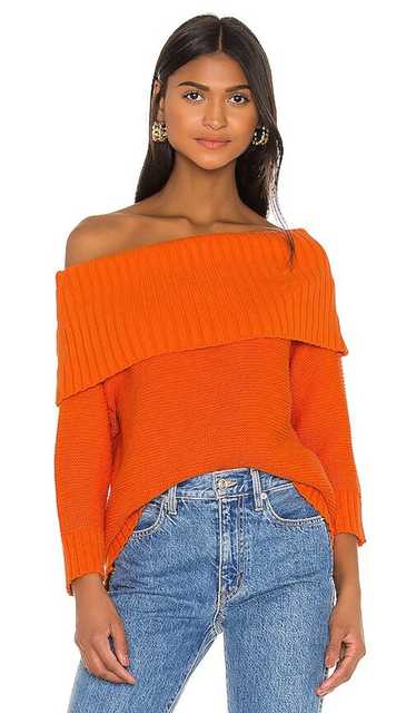 Alice + Olivia Bonnie Off the Shoulder Pullover Sw