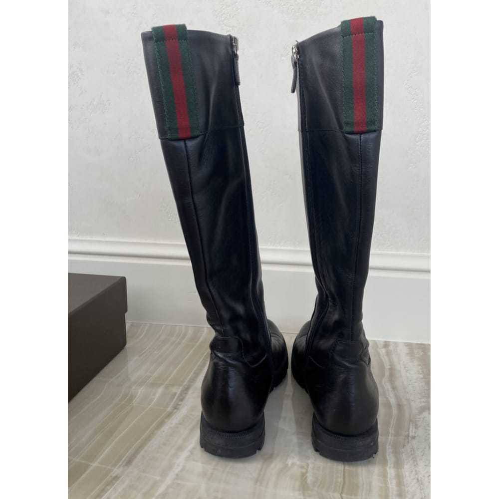 Gucci Leather snow boots - image 4