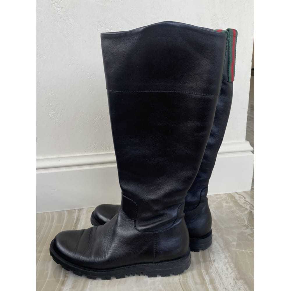 Gucci Leather snow boots - image 8