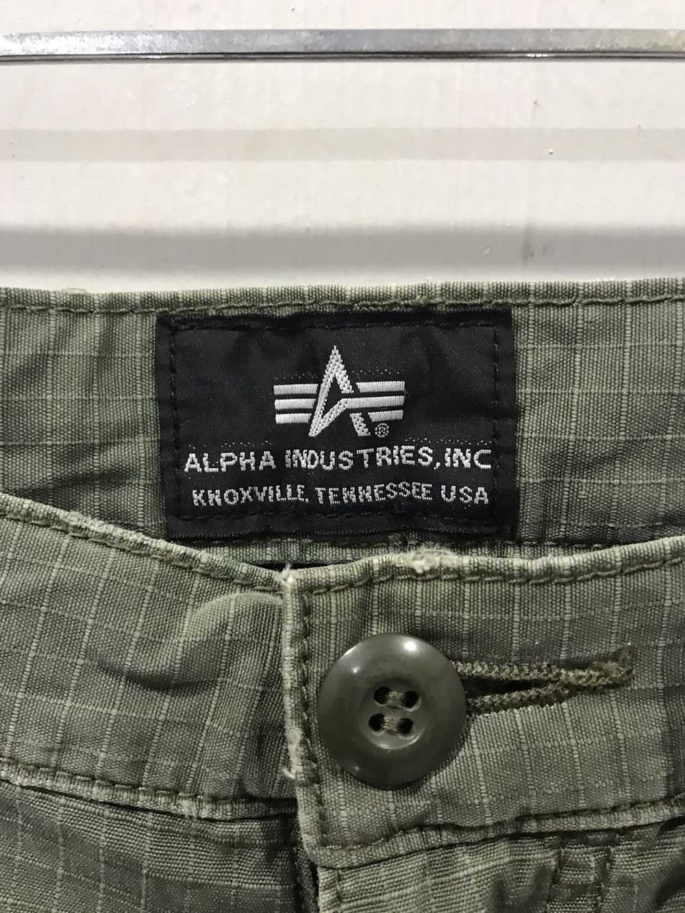 Alpha Industries × Distressed Denim × Military AL… - image 9