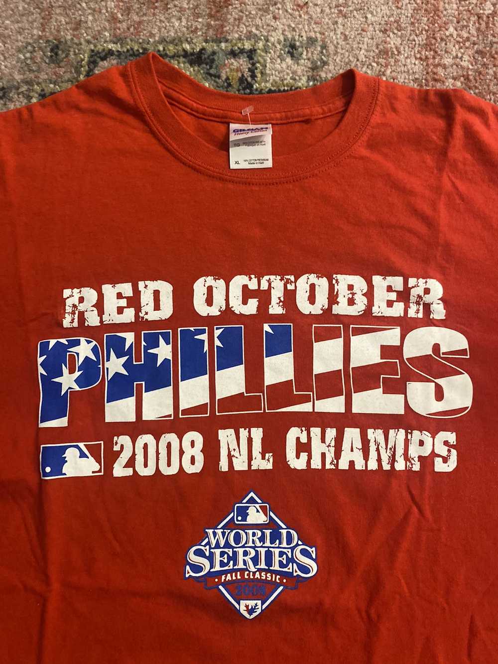 MLB × Vintage 2008 Philadelphia phillies t shirt - image 2