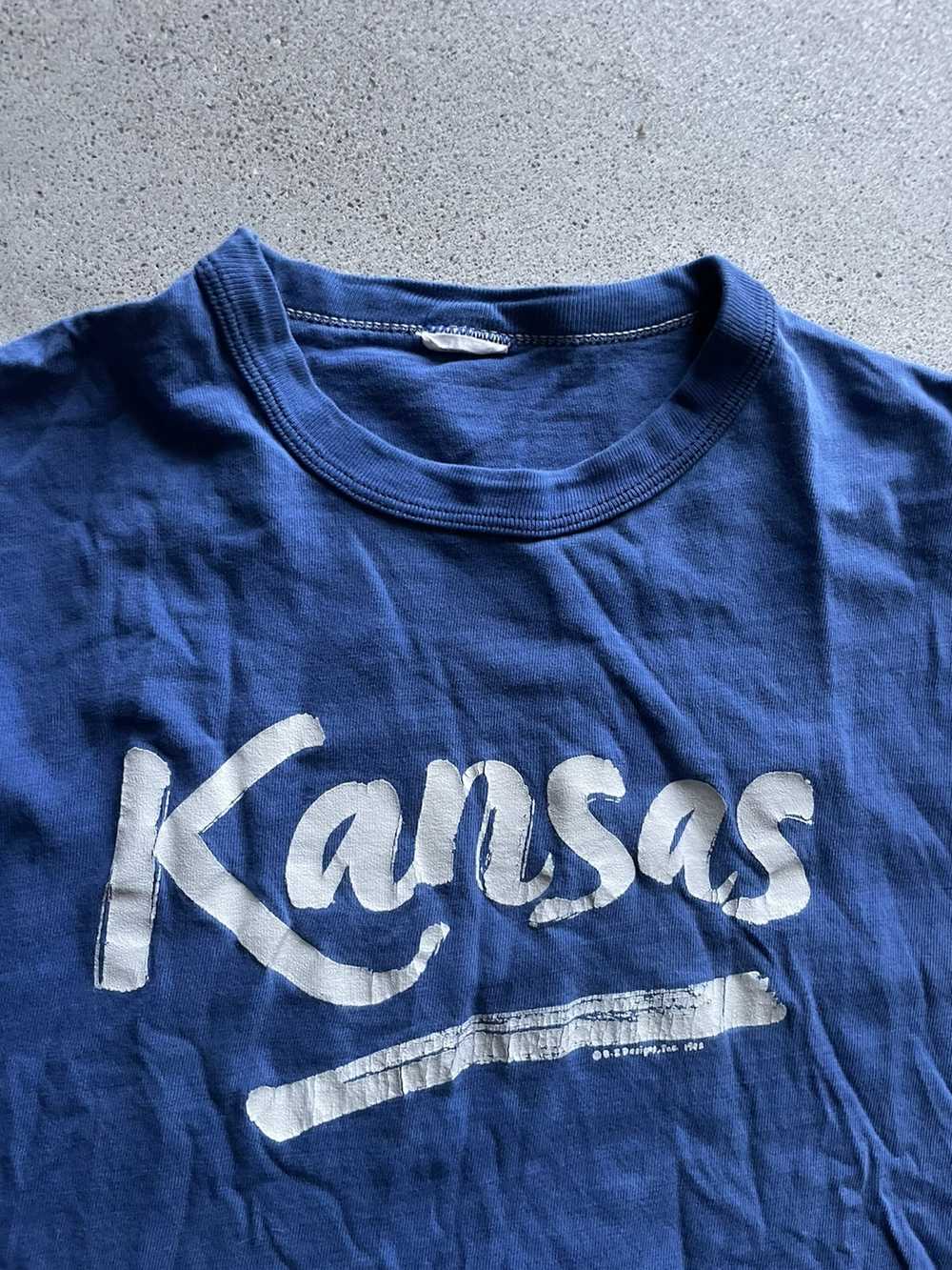 Vintage Vintage Sun Faded Kansas t shirt - image 2