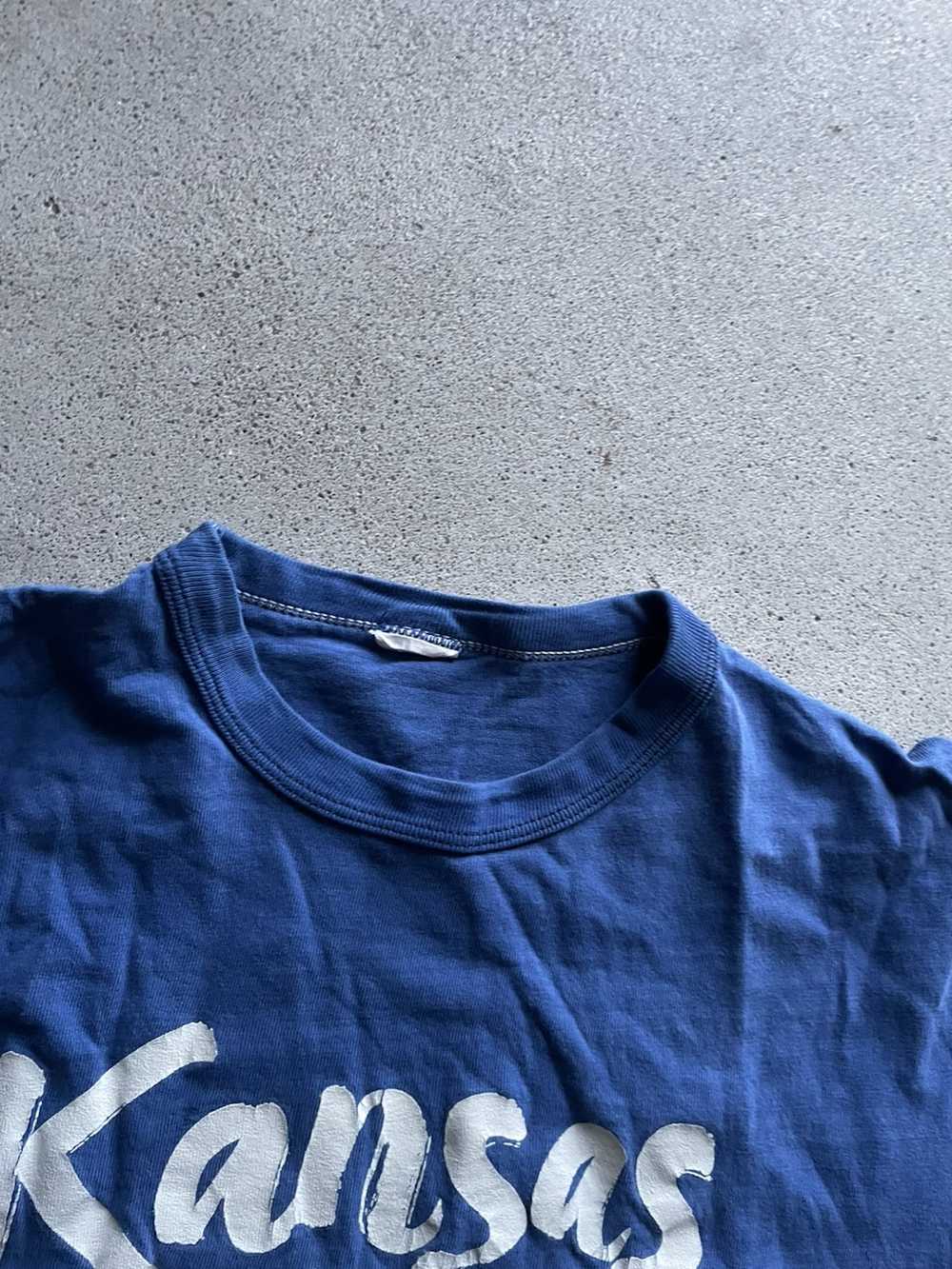 Vintage Vintage Sun Faded Kansas t shirt - image 4