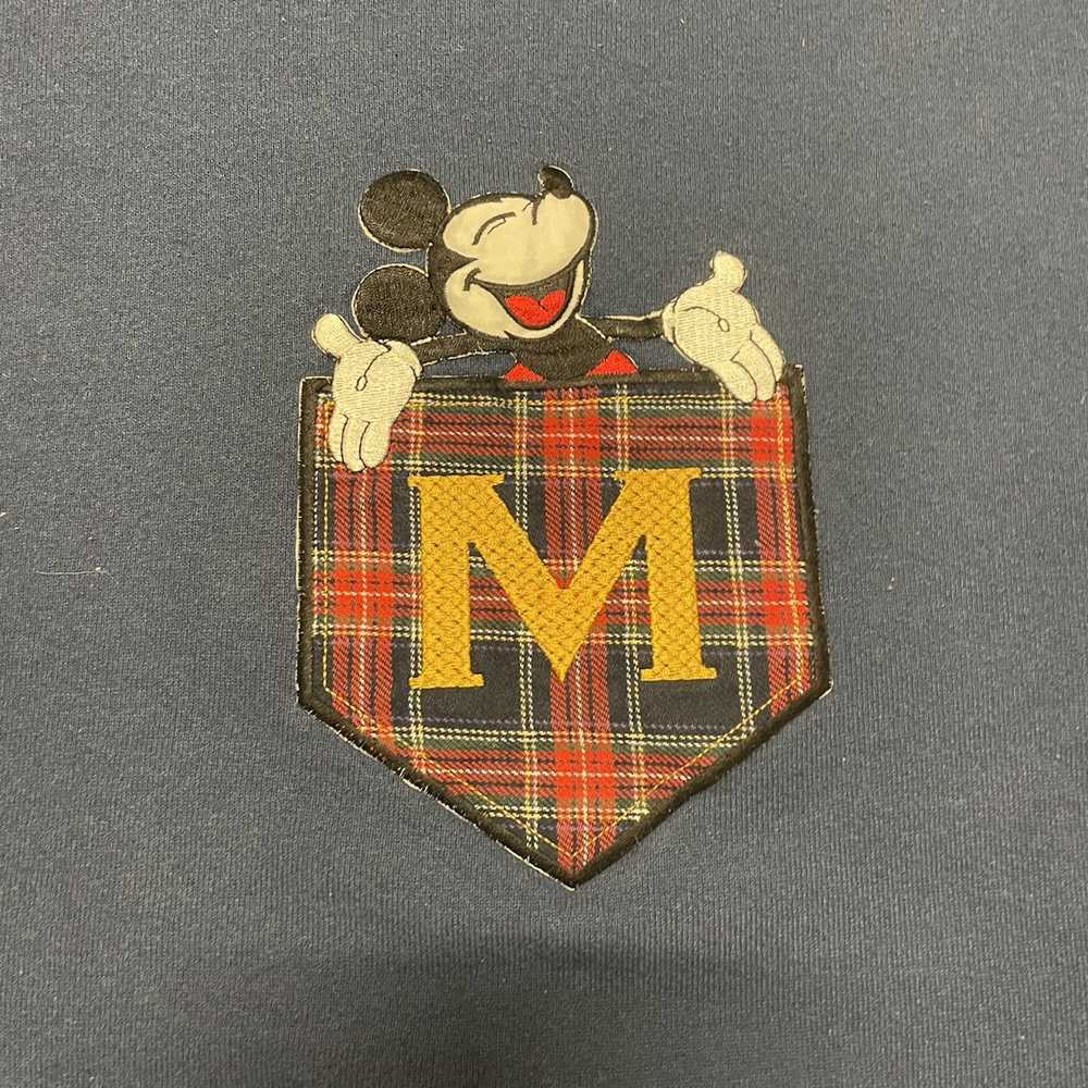 Disney × Vintage Vintage Mickey Embroidered Crewn… - image 4