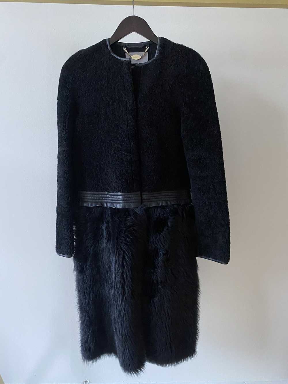 Mulberry Mulberry Fur Leather Shearling Coat - image 1