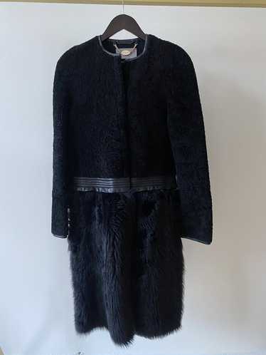 Mulberry Mulberry Fur Leather Shearling Coat