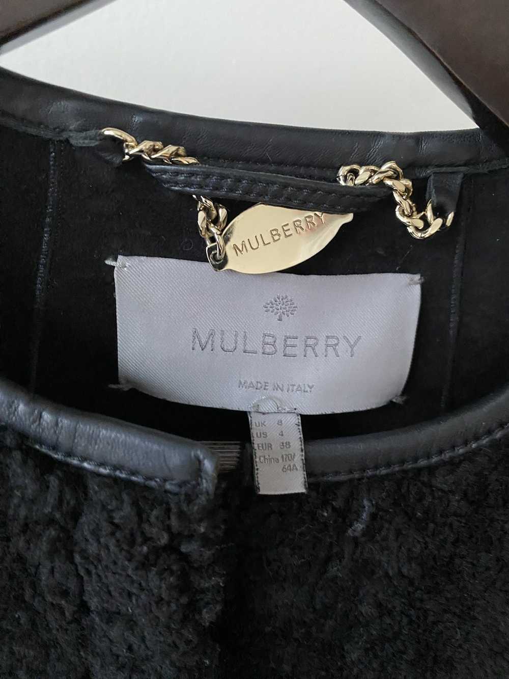 Mulberry Mulberry Fur Leather Shearling Coat - image 7