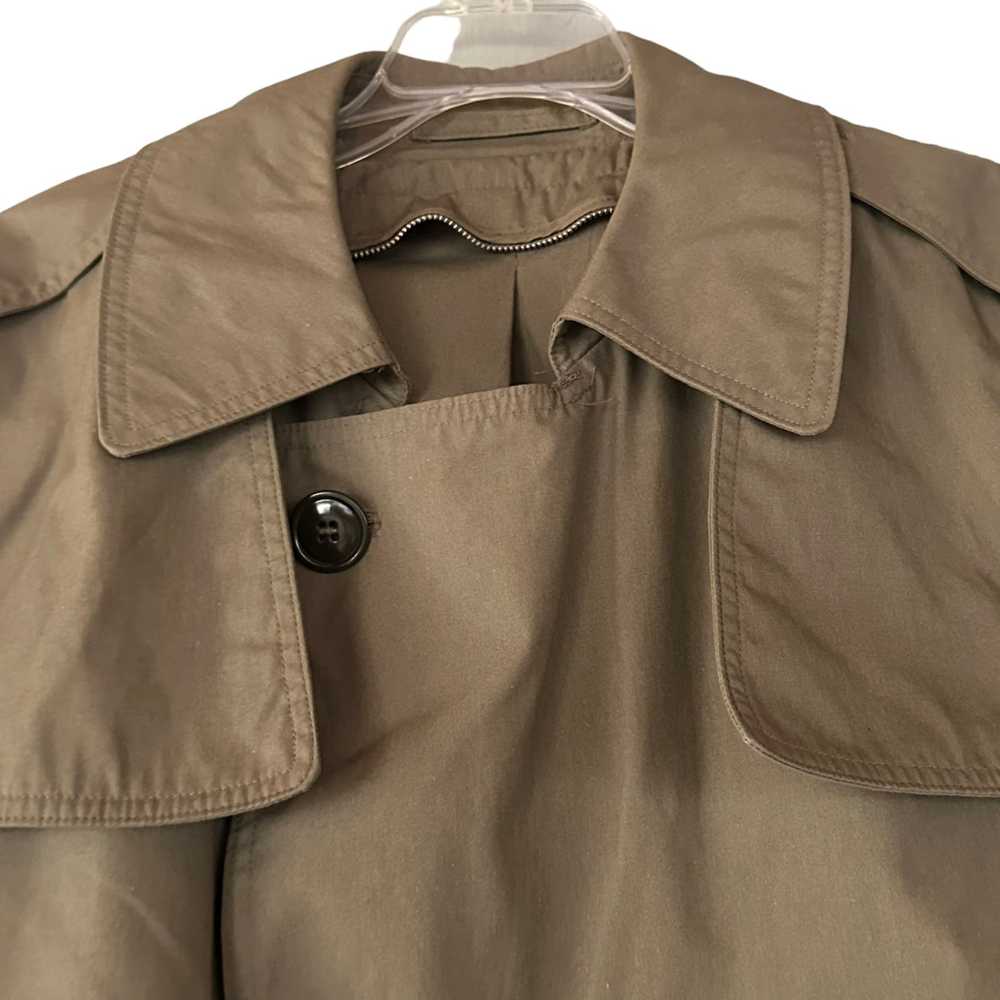 Military × Vintage Military Trench Coat 38S DSCP … - image 2