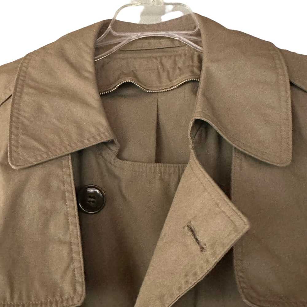 Military × Vintage Military Trench Coat 38S DSCP … - image 3