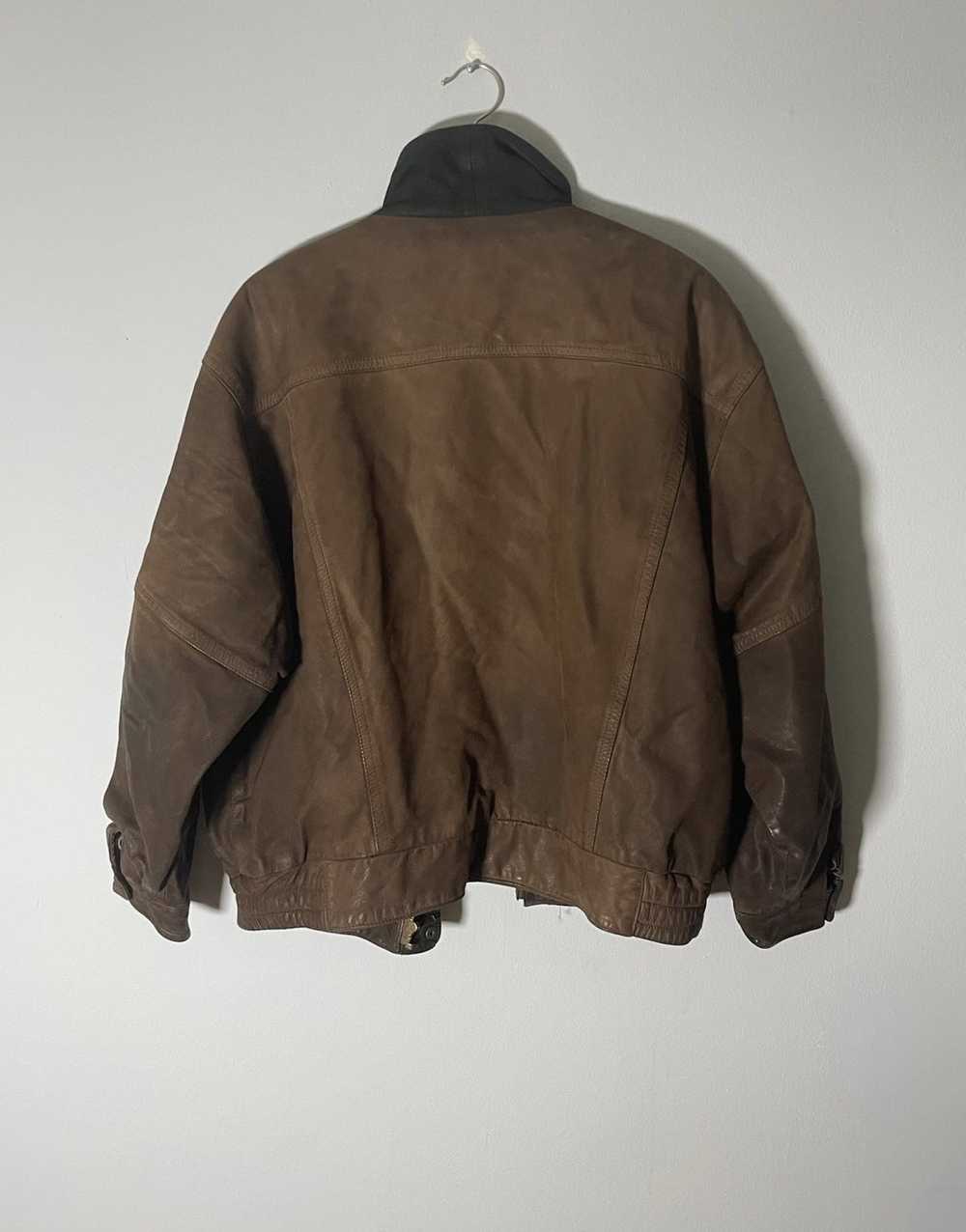 Vera Pelle Leather factory Vera pelle bomber jack… - image 4