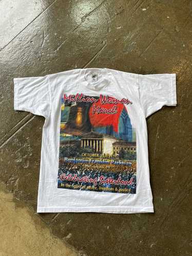 Vintage 90's Million Woman March 1997 Rap Tee Hip Hop T