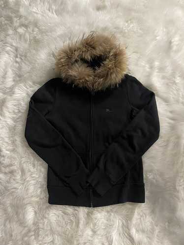 Burberry BURBERRY BLUE LABEL FUR HOODIE (38 JP)