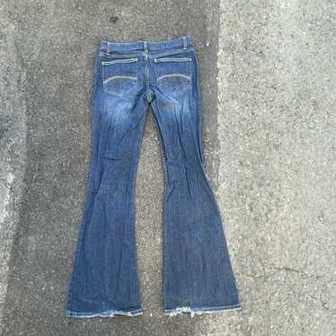 MOSSIMO Womens Stretch Mid Rise Straight Jeans US 10 Large W30 W34 Blue, Vintage & Second-Hand Clothing Online