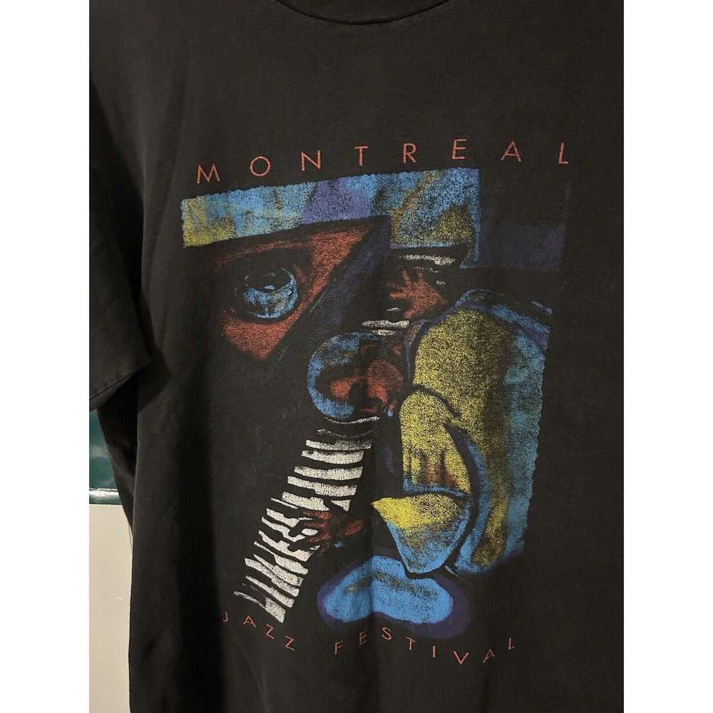 Vintage Vintage Faded Black Montreal Jazz Festiva… - image 2