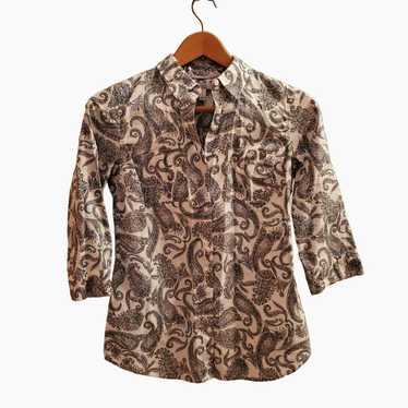 Croft & Barrow Croft & Barrow Paisley Button Up S… - image 1