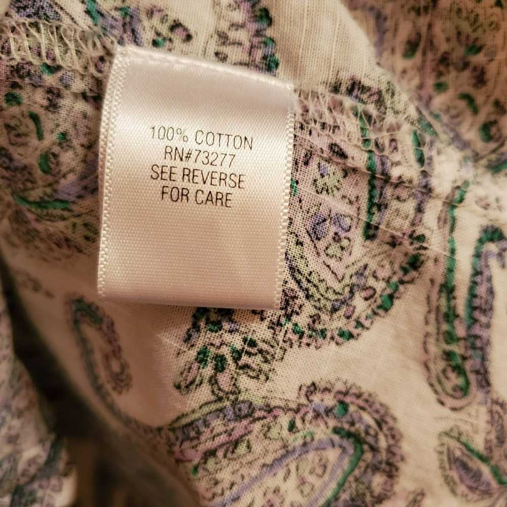 Croft & Barrow Croft & Barrow Paisley Button Up S… - image 6