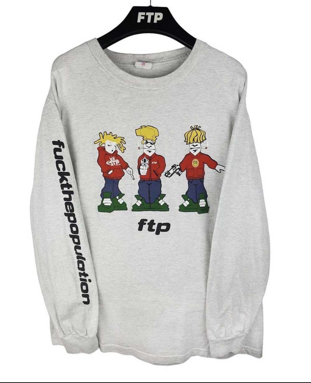 Fuck The Population FTP Long sleeve tee - image 2
