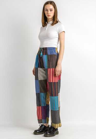 Hippie Patchwork Abstract Pattern Vintage Pants 59