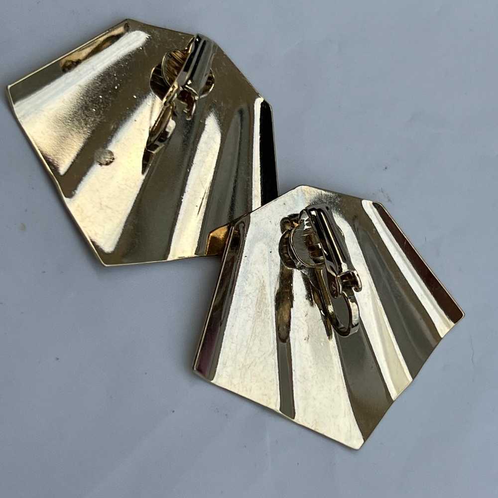 Vintage 80’s bundle of 3 pairs of  clip on earrin… - image 12