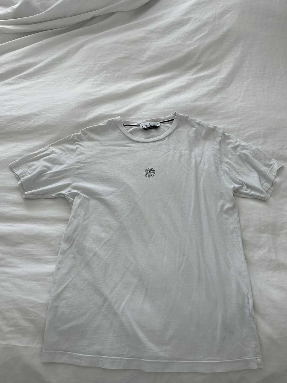 Stone Island Stone Island logo tshirt white - image 1