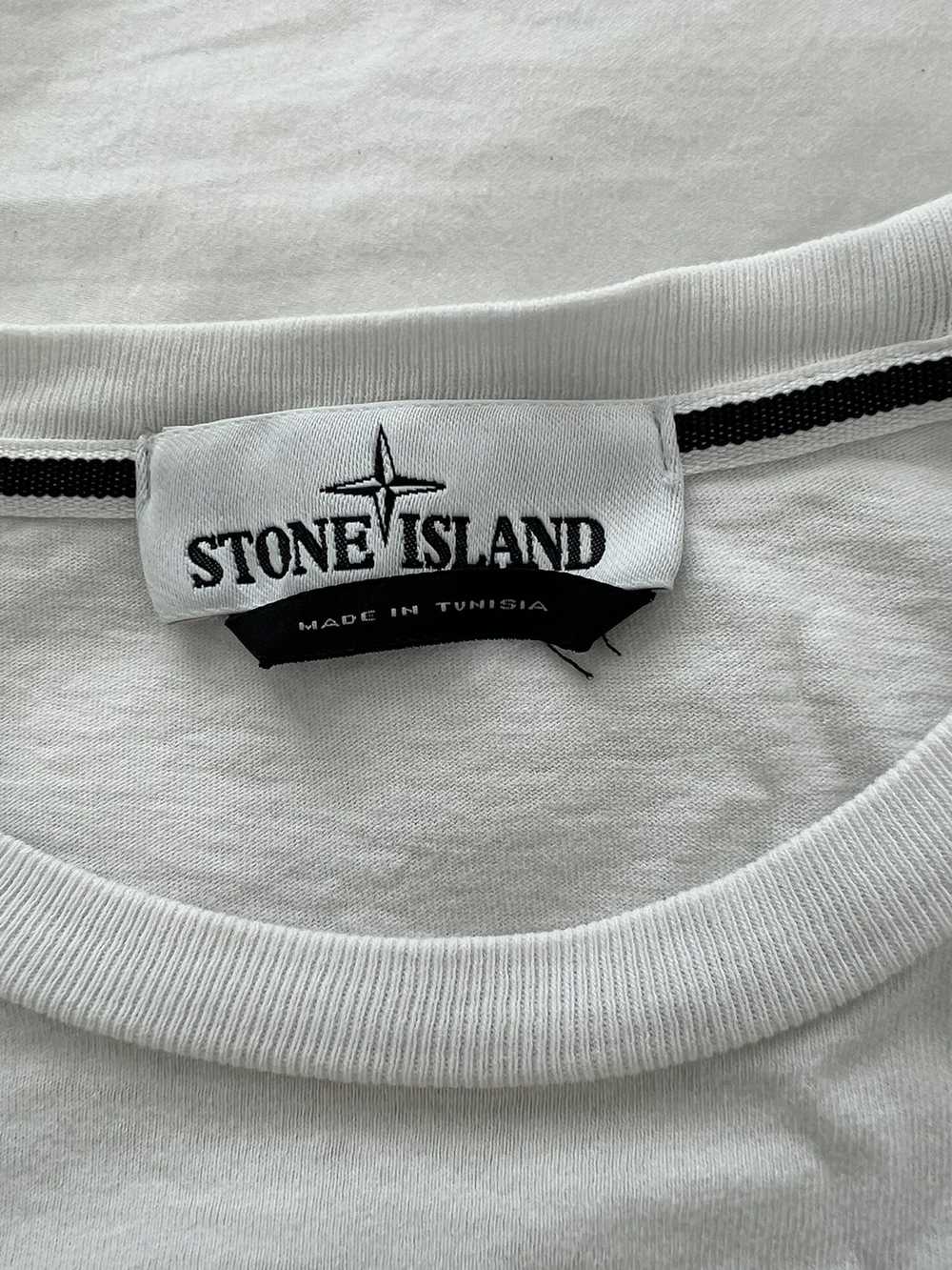 Stone Island Stone Island logo tshirt white - image 2