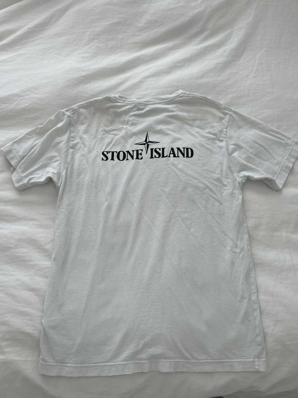 Stone Island Stone Island logo tshirt white - image 4