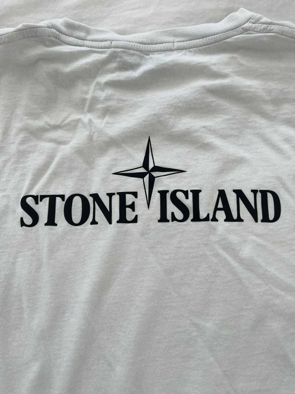 Stone Island Stone Island logo tshirt white - image 5