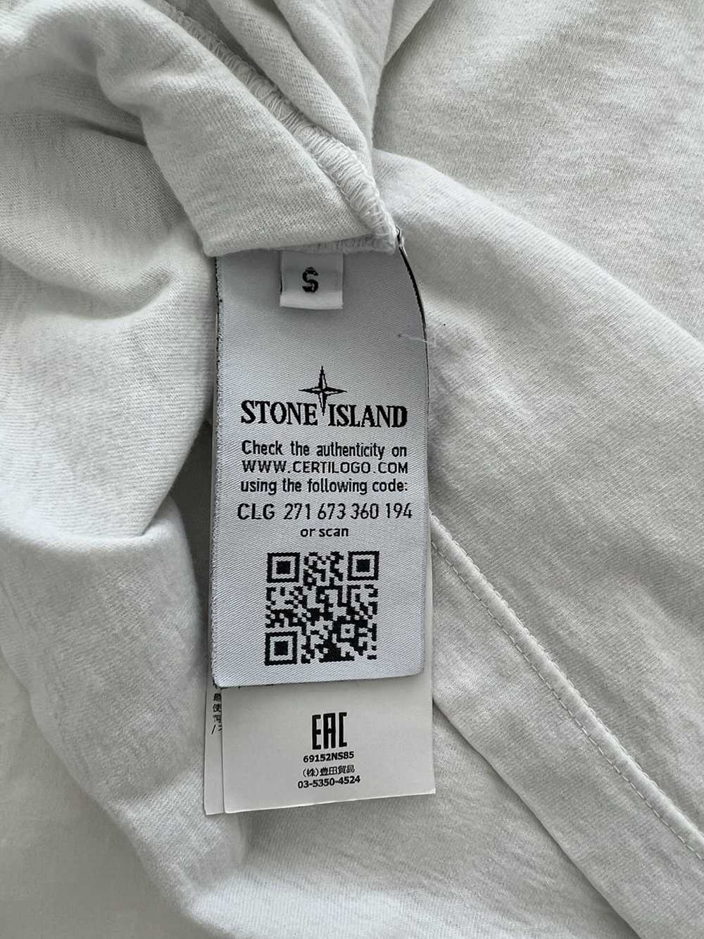 Stone Island Stone Island logo tshirt white - image 6