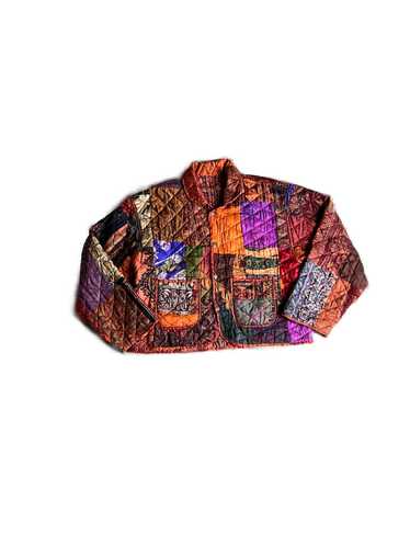 Vintage Quilt patchwork reversible jacket - image 1