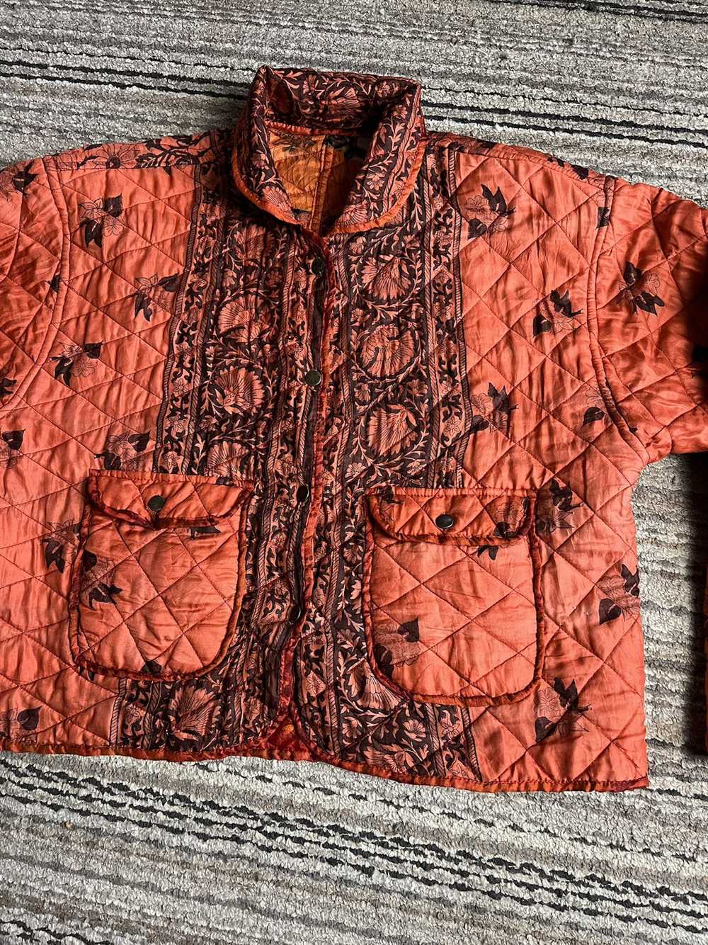 Vintage Quilt patchwork reversible jacket - image 3